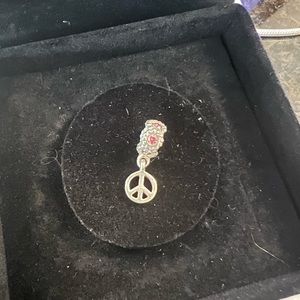 Peace Sign Pandora Charm